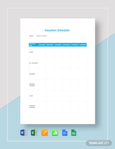 vacation-schedule-template