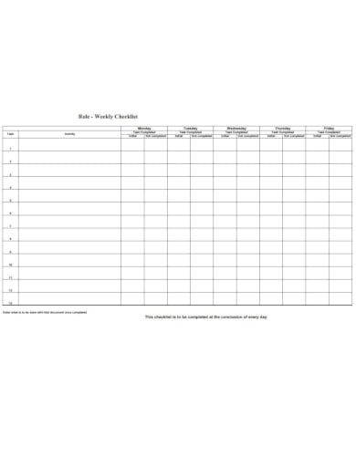 weekly-blank-checklist-template