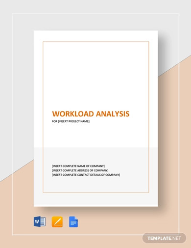 work load analysis template