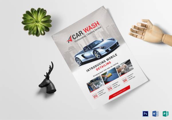 car wash flyer