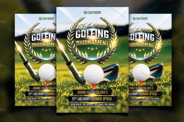 9+ Golf Flyer Templates - Illustrator, InDesign, MS Word, Pages