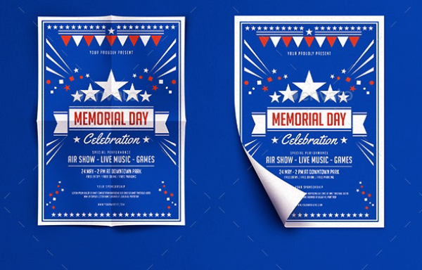 memorial day simple flyer