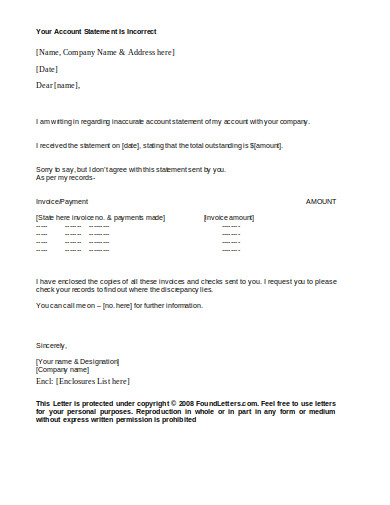 9+ Account Statement Templates in PDF | DOC