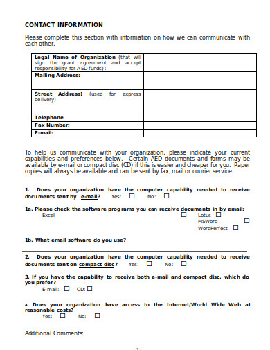 accounting questionnaire in doc