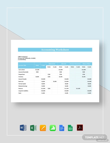 Download Free Accounting Templates In Excel