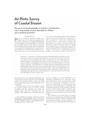 air photography survey example