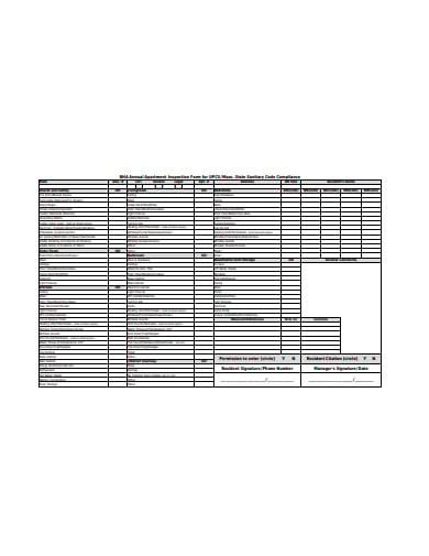 annual-apartment-inspection-form-template