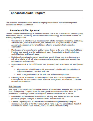 11+ Audit Program Templates In Pdf 