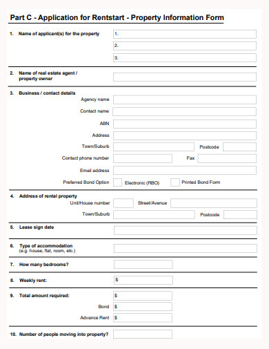 18+ Property Information Form Templates in PDF | DOC