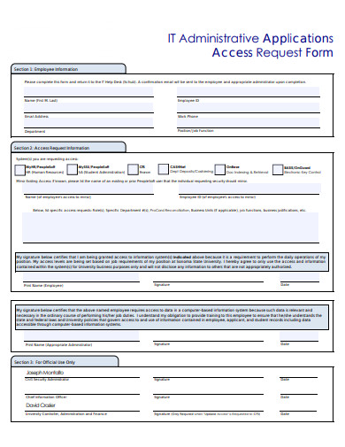 FREE 18 Access Request Form Templates In PDF MS Word Google Docs FREE 18 Access Request Form Templates In PDF MS Word Google Docs