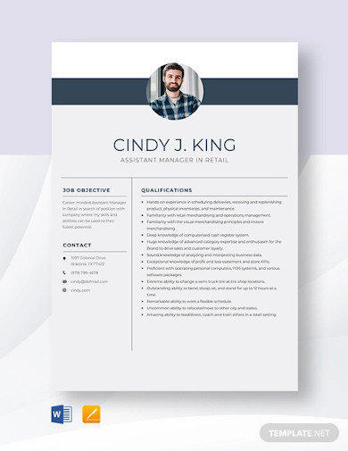 5+ Retail Assistant CV Templates in Word | Pages | PDF