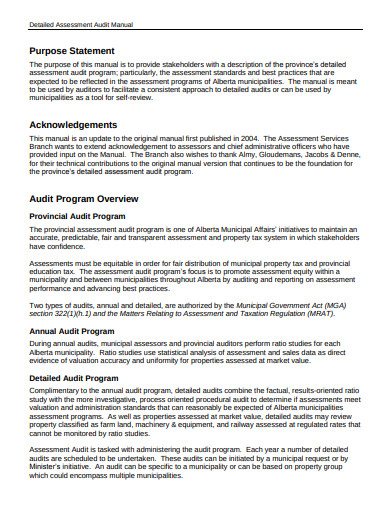 10+ Audit Assessment Templates in PDF | MS Word