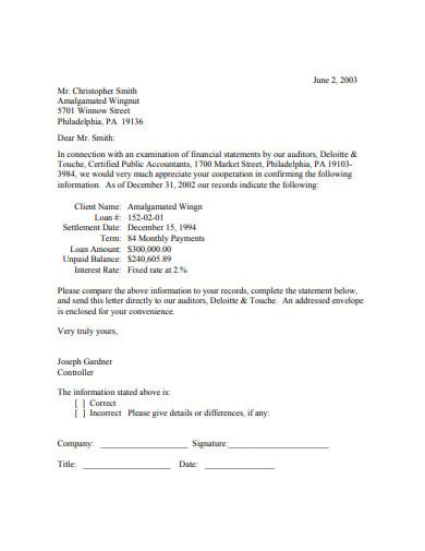 assignment confirmation letter