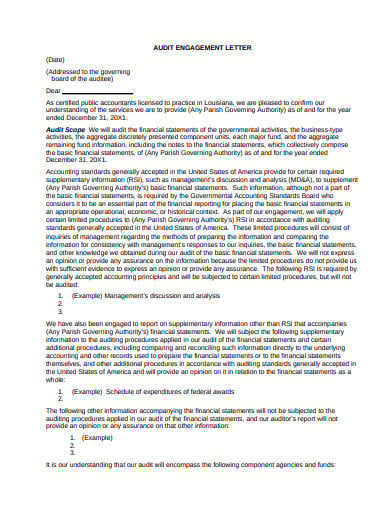 audit-engagement-agreement-letter