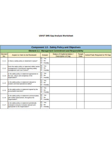 audit-gap-analysis-work-sheet-template