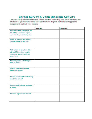 basic career survey