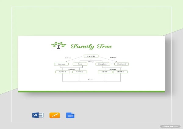 Simple Family Tree Template - 42+ Free Word, Excel, PDF Format Download!