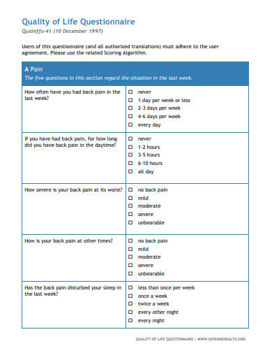 basic-quality-of-life-questionnaire-template