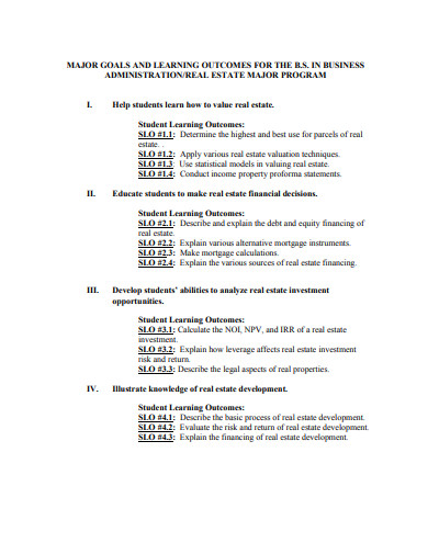 7 FREE Real Estate Goals Templates In PDF Excel Word