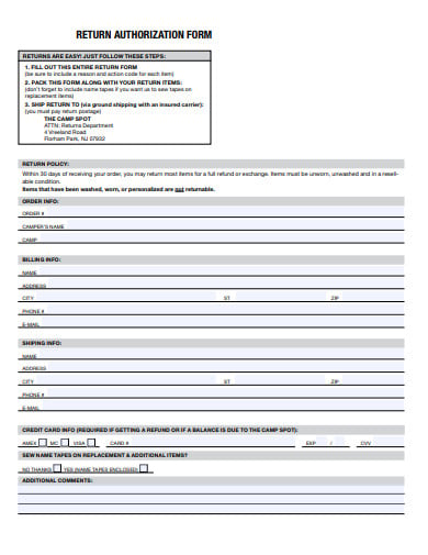 basic-return-authorization-form-in-pdf