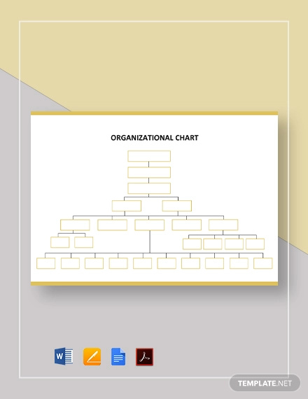 Organizational Chart Template - 19+ Word, Excel, PDF Format Download!
