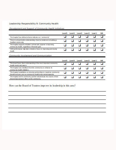 board self assessment questionnaire template in doc