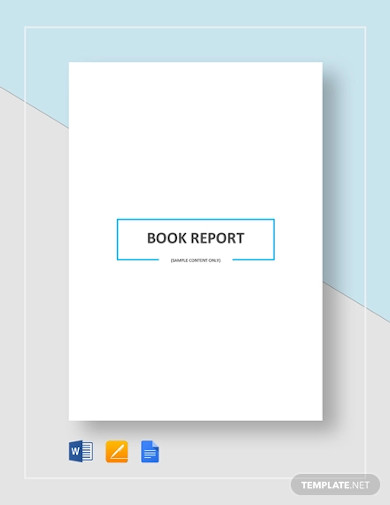 book report template