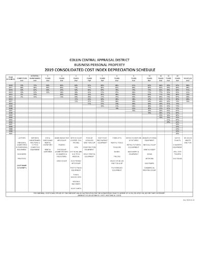 business-depreciation-schedule-template