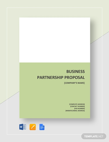 business partnership proposal 2