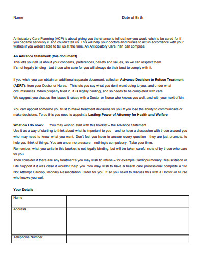 care-planning-advance-statement-template