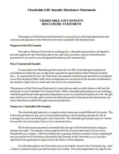 charitable-gift-annuity-disclosure-statement-template