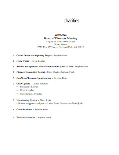 charity-board-of-directors-meeting-agenda-template