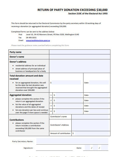 charity commission application form example