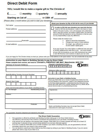 charity-direct-debit-form-example