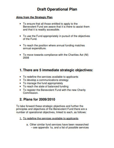 free charity business plan template