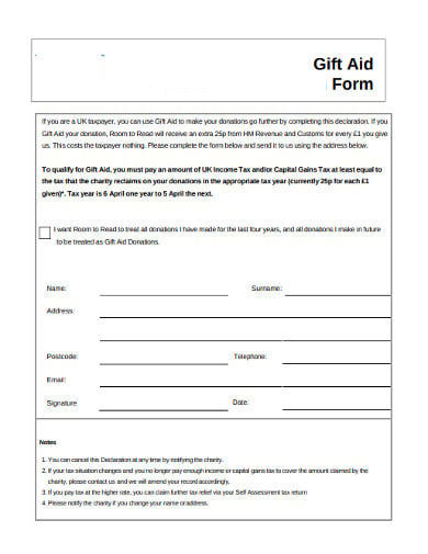 charity-general-gift-aid-form