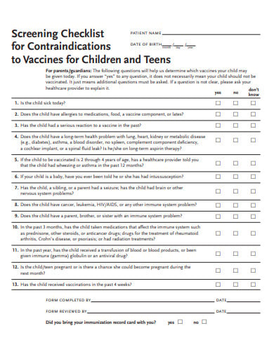 child-questionnaire-checlist-for-parents-template