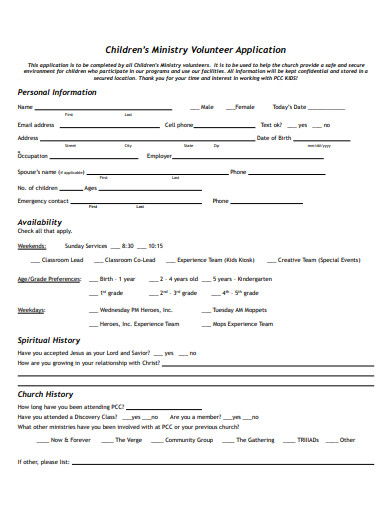childrens-church-volunteer-application-form