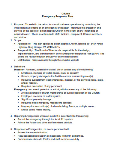 church business plan template in pdf