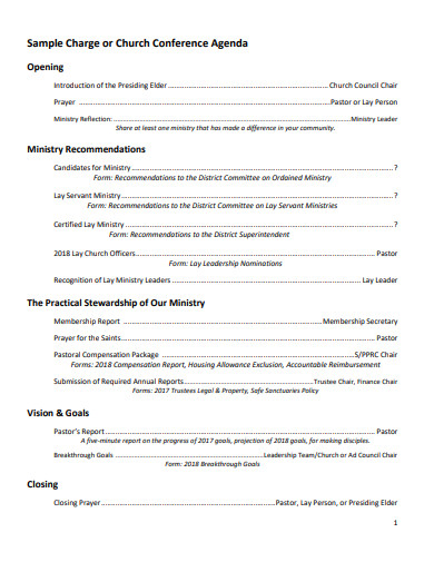 church staff meeting agenda template