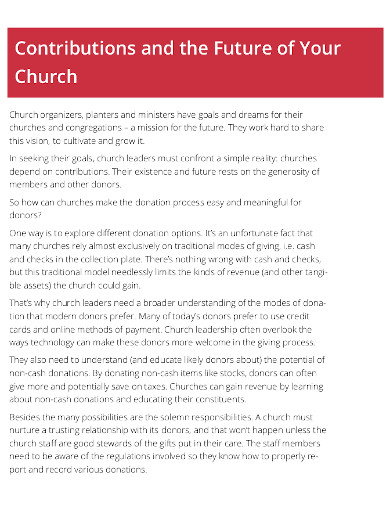 Annual Contribution Letters For Church Members CHURCHGISTS COM Annual Contribution Letters For Church Members CHURCHGISTS COM