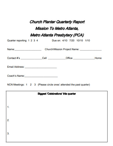 church-decision-giving-report