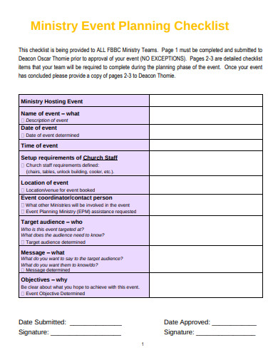 41 Church Event Planning Worksheet Worksheet Database