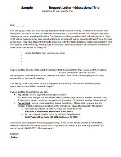 church fundraising request letter template