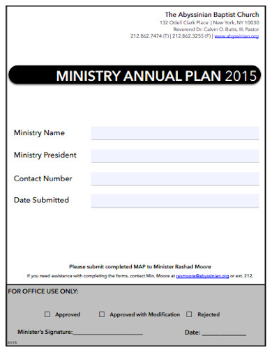 10+ Church Year Plan Templates in PDF | DOC