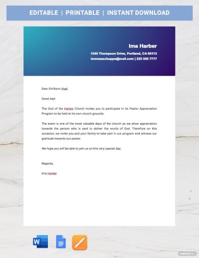 27+ Church Invitation Letter Templates in DOC | PDF