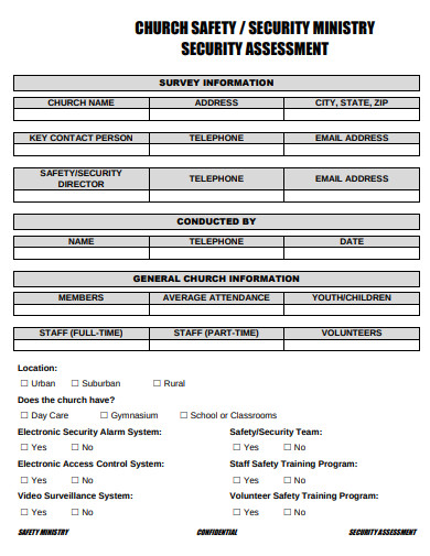 10 Church Risk Assessment Templates In Pdf Doc Free And Premium Templates 1907