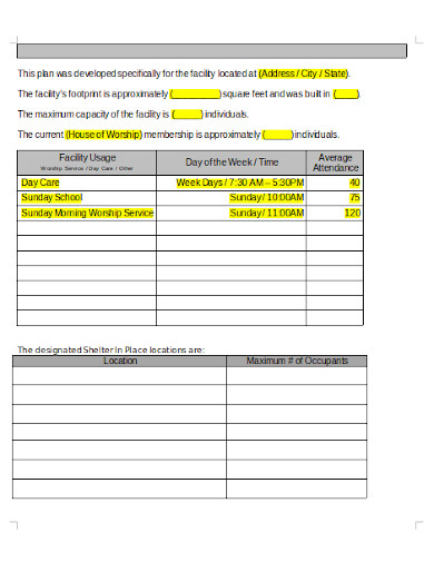 10+ Church Year Plan Templates in PDF | DOC