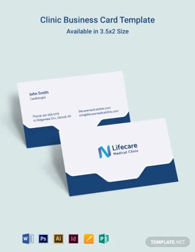 clinic business card template1
