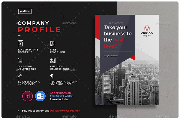 company profile brochure example
